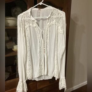 Free People, elegant white top